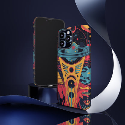 Cosmic Journey Space and Time Phone Case