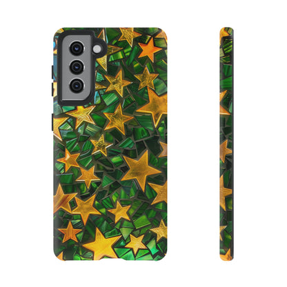 Green Celestial Stained Glass Mosaic Phone Case