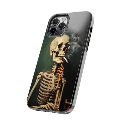 Smoking Skull iPhone Case | Edgy Style with a Mysterious Vibe for iPhone 11, 12, 13, 14, SE 2020 & Mor