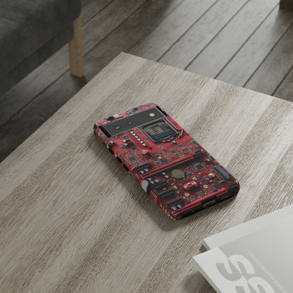 Open Circuit Naked Motherboard Technology Phone Case