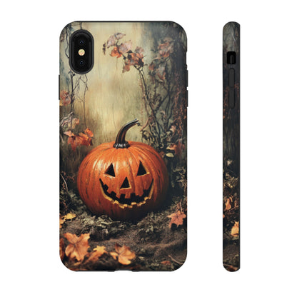 Vintage Style Halloween Jack-o'-Lantern Phone Cover