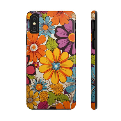 iPhone 14 Groovy Garden Floral Design