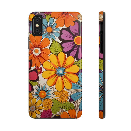 iPhone 14 Groovy Garden Floral Design