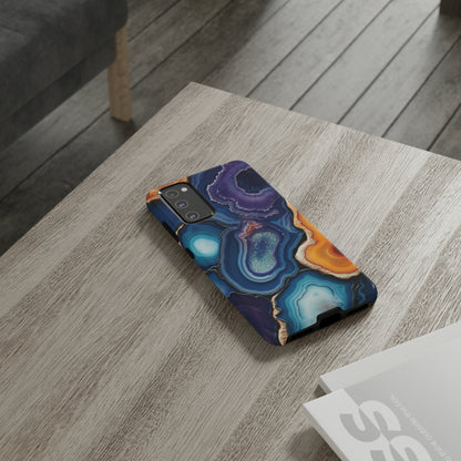 Agate Slice Geode Elegance: Natural Beauty Phone Case