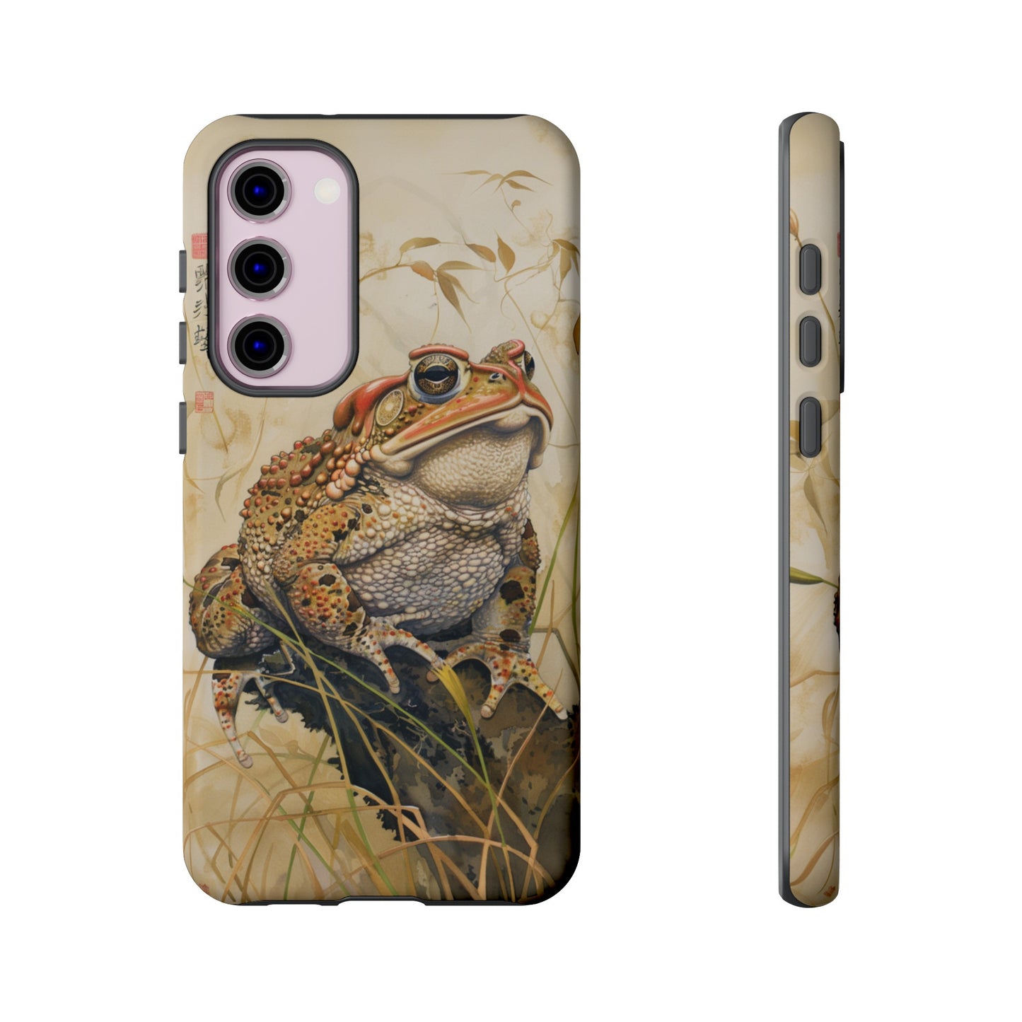 Toad on a Branch Japanese Style Art Painting Phone Case