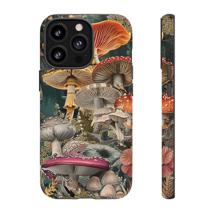 Vintage Illustration Mushroom Collage Phone Case