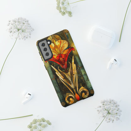 Art Deco Stained Glass floral Phone Case