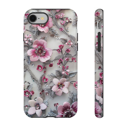 Coquette Aesthetic Floral Art iPhone 12 Case