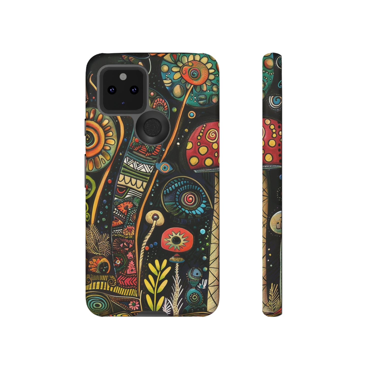 Retro 1960s Psychedelic Flowers Phone Case