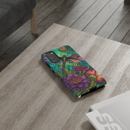 Art Nouveau Dragonfly - A Timeless Symbol of Elegance for Google Pixel, iPhone, and Samsung Cases