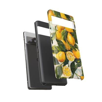 Mediterranean Lemon Italian Tile iPhone 14 Case