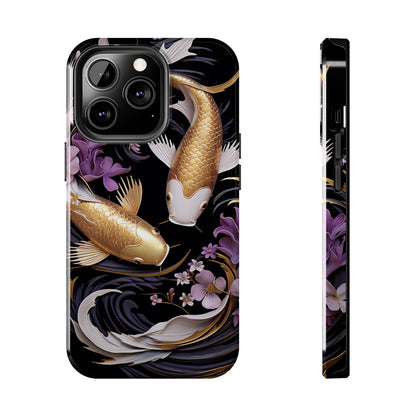 Graceful Flow: Koi Fish Inspired | Japanese Art Masterpiece iPhone Case