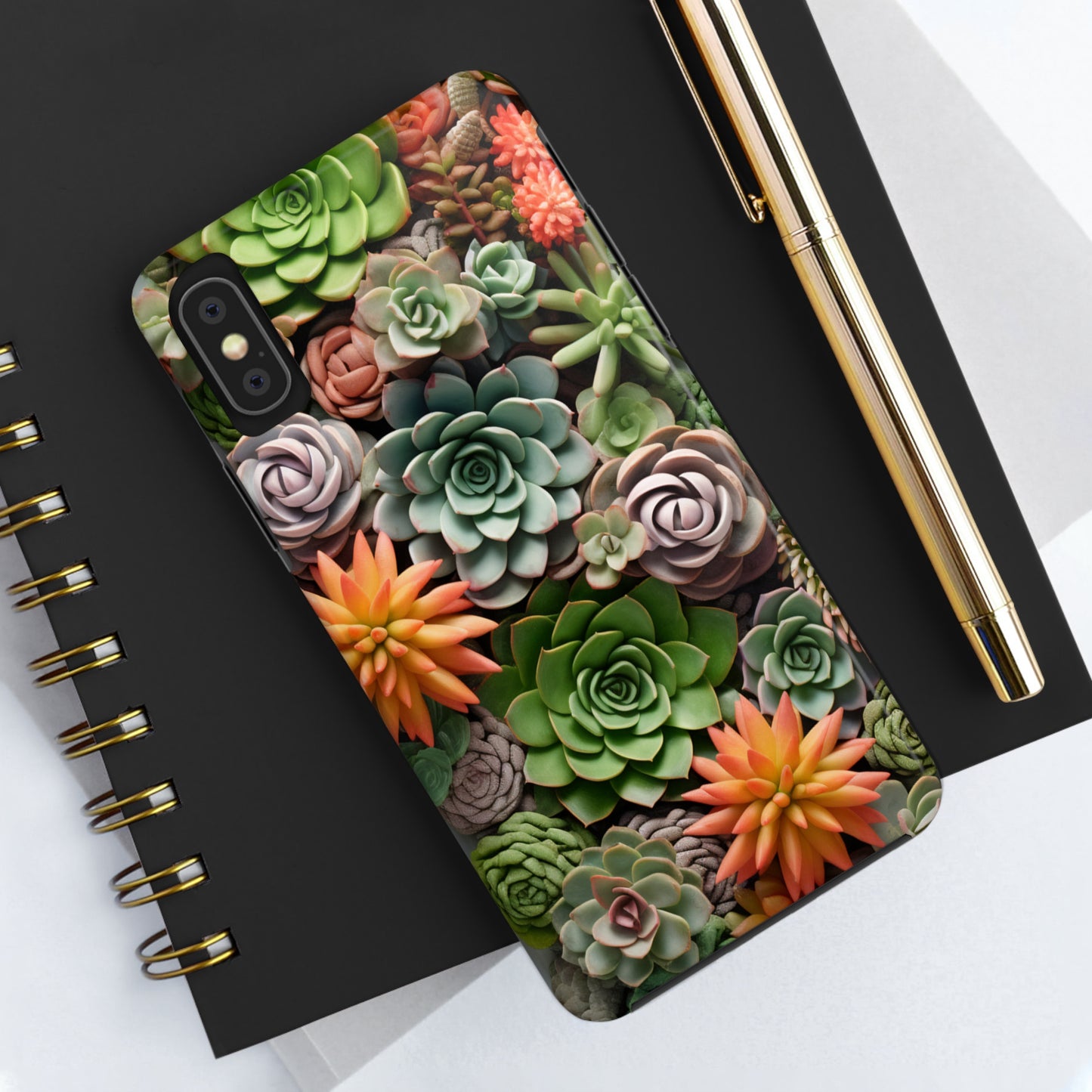 Succulent Desert Cactus Floral iPhone Case | Embrace the Beauty of Arid Elegance