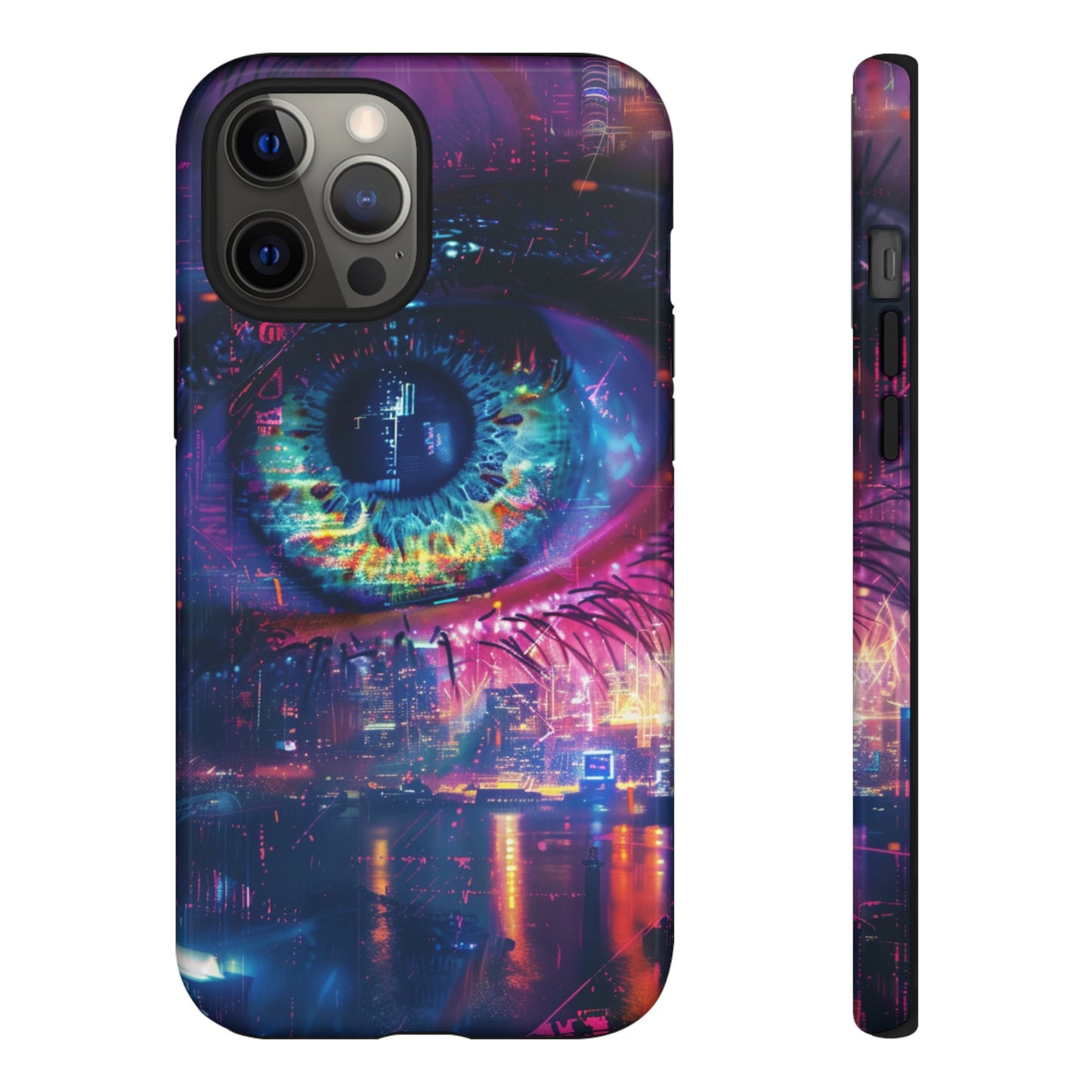 Eye of the Beholder Cyberpunk Art Phone Case