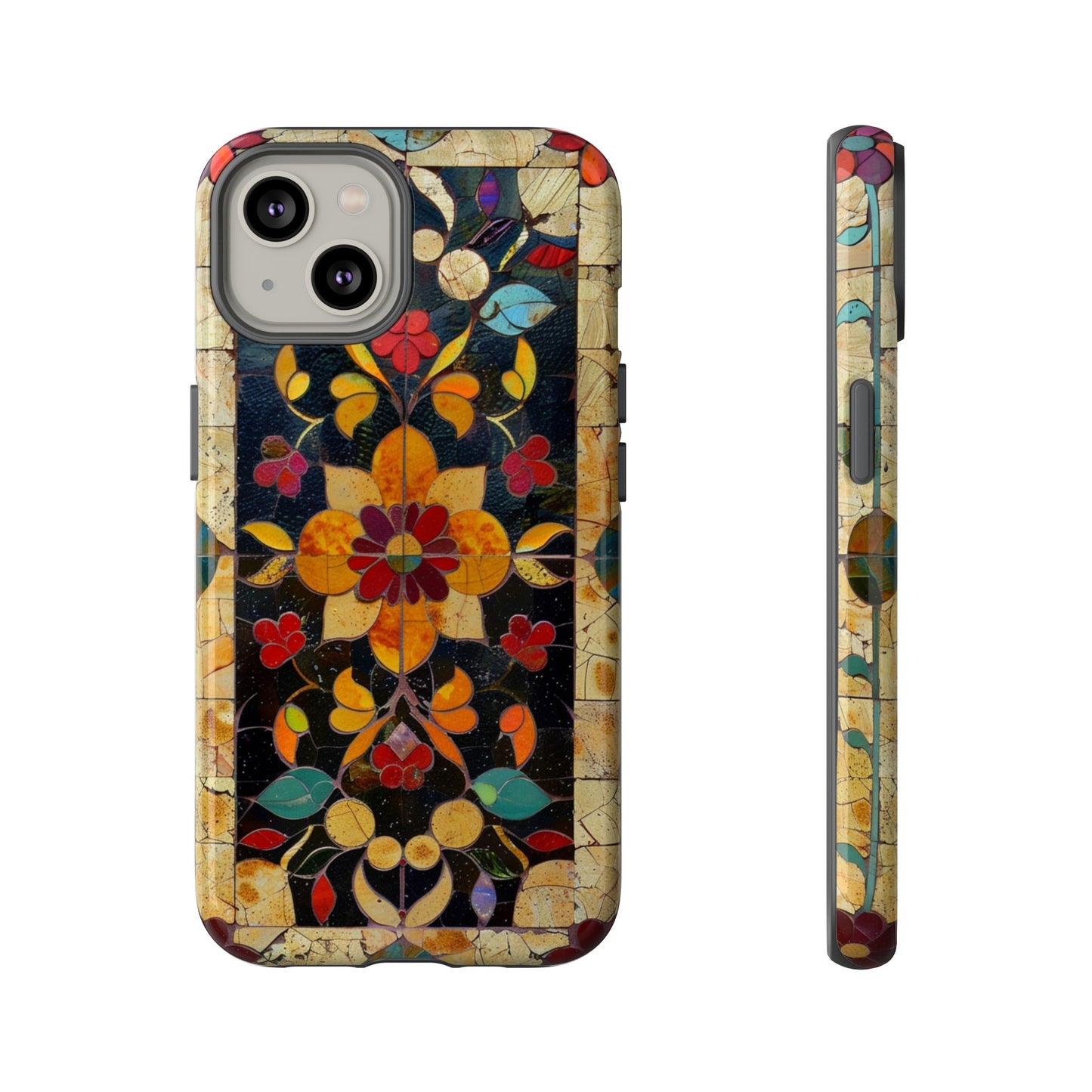 Azulejo Porcelain Vintage Tile Mediterranean Design Phone Case