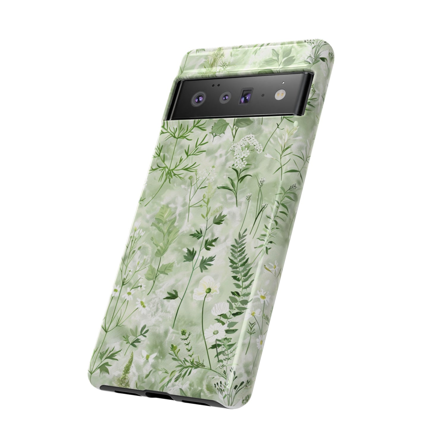 Floral Sage Green Wildflower Phone Case