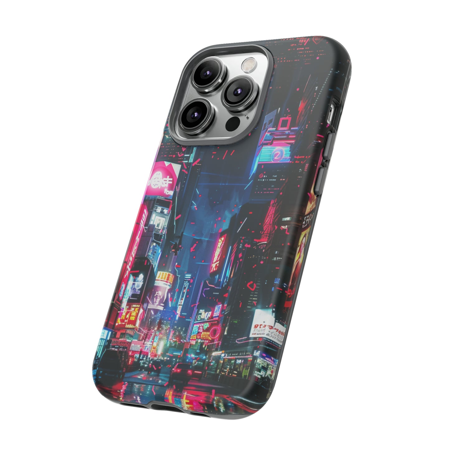 Cyberpunk Tokyo Cityscape Phone Case