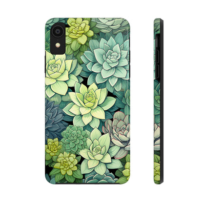 Succulent Desert Cactus Floral iPhone Case | Embrace the Beauty of Arid Elegance