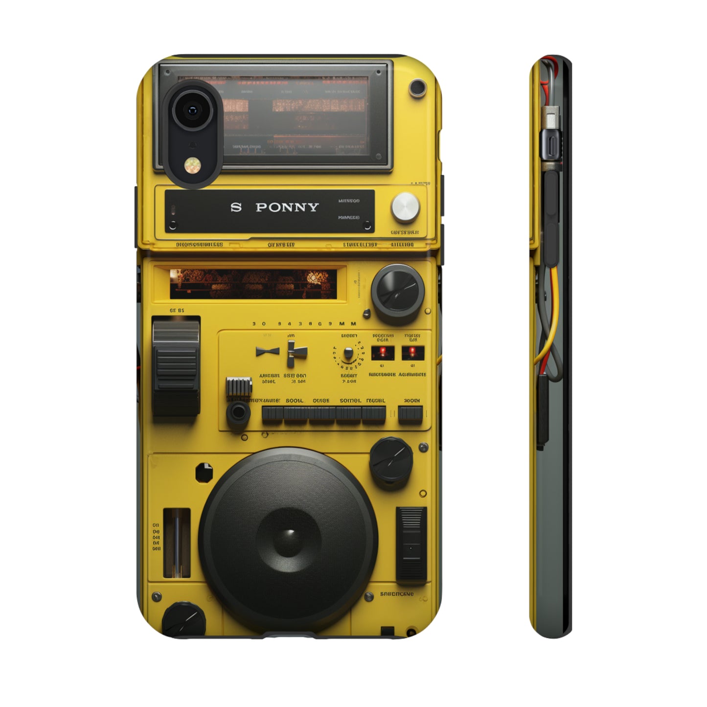 Cyberpunk Sci-Fi Techno Communicator Phone Case for iPhone 15