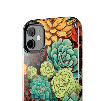 Succulent Desert Cactus Floral iPhone Case | Embrace the Beauty of Arid Elegance