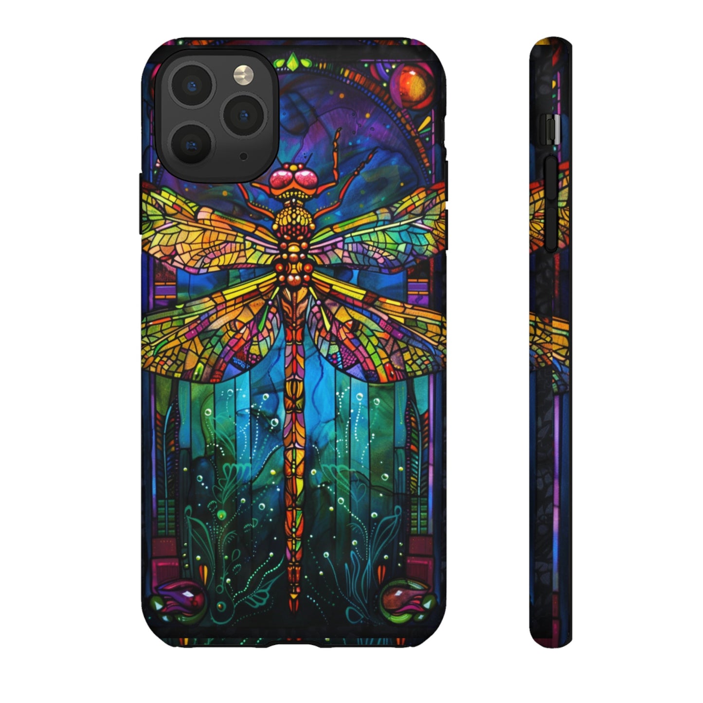 Art Deco Stained Glass Dragonfly Phone Cover