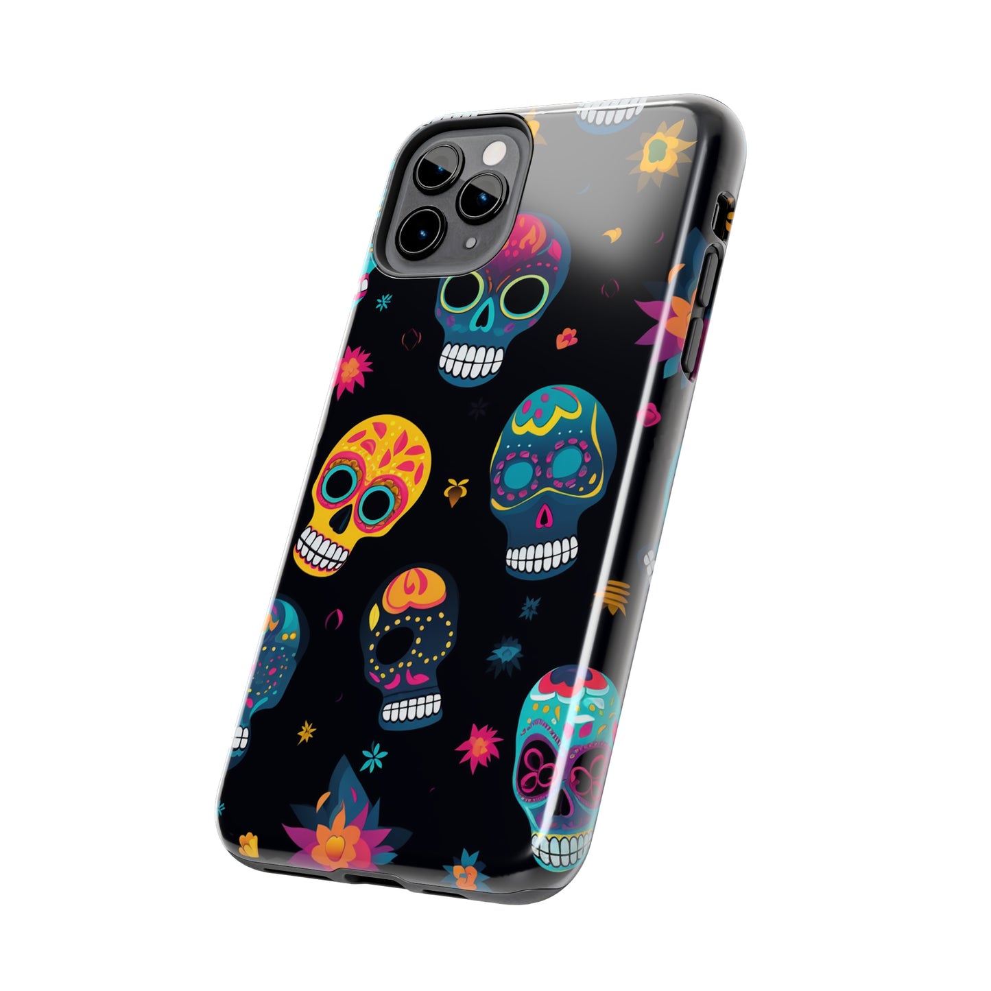 Sugar Skull iPhone Case | Day of the Dead Elegance for Apple iPhone Models