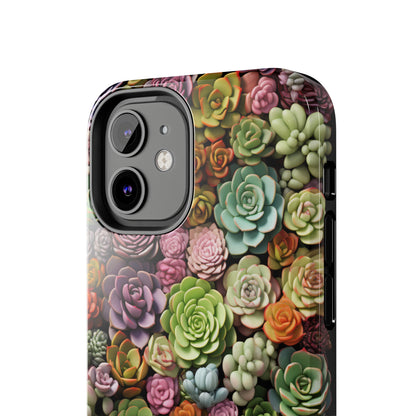 Succulent Desert Cactus Floral iPhone Case | Embrace the Beauty of Arid Elegance