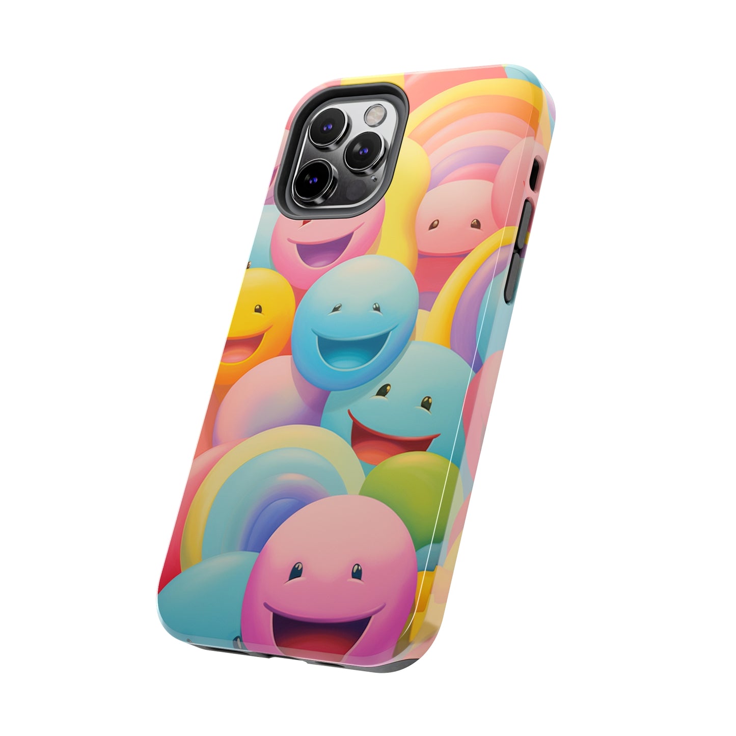 Vibrant Smiley Faces Phone Cover