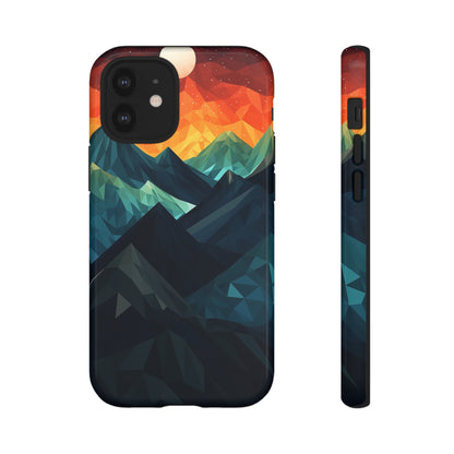 Mountain Abstract Tough Case | Embrace Nature's Beauty with a Durable Phone Case