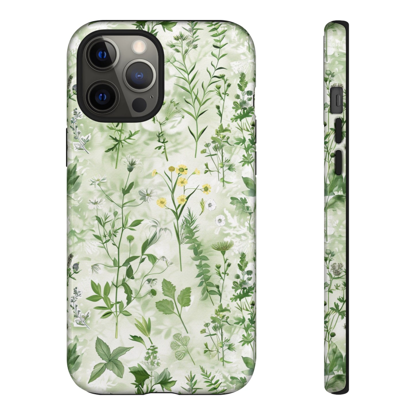 Floral Sage Green Wildflower Phone Case