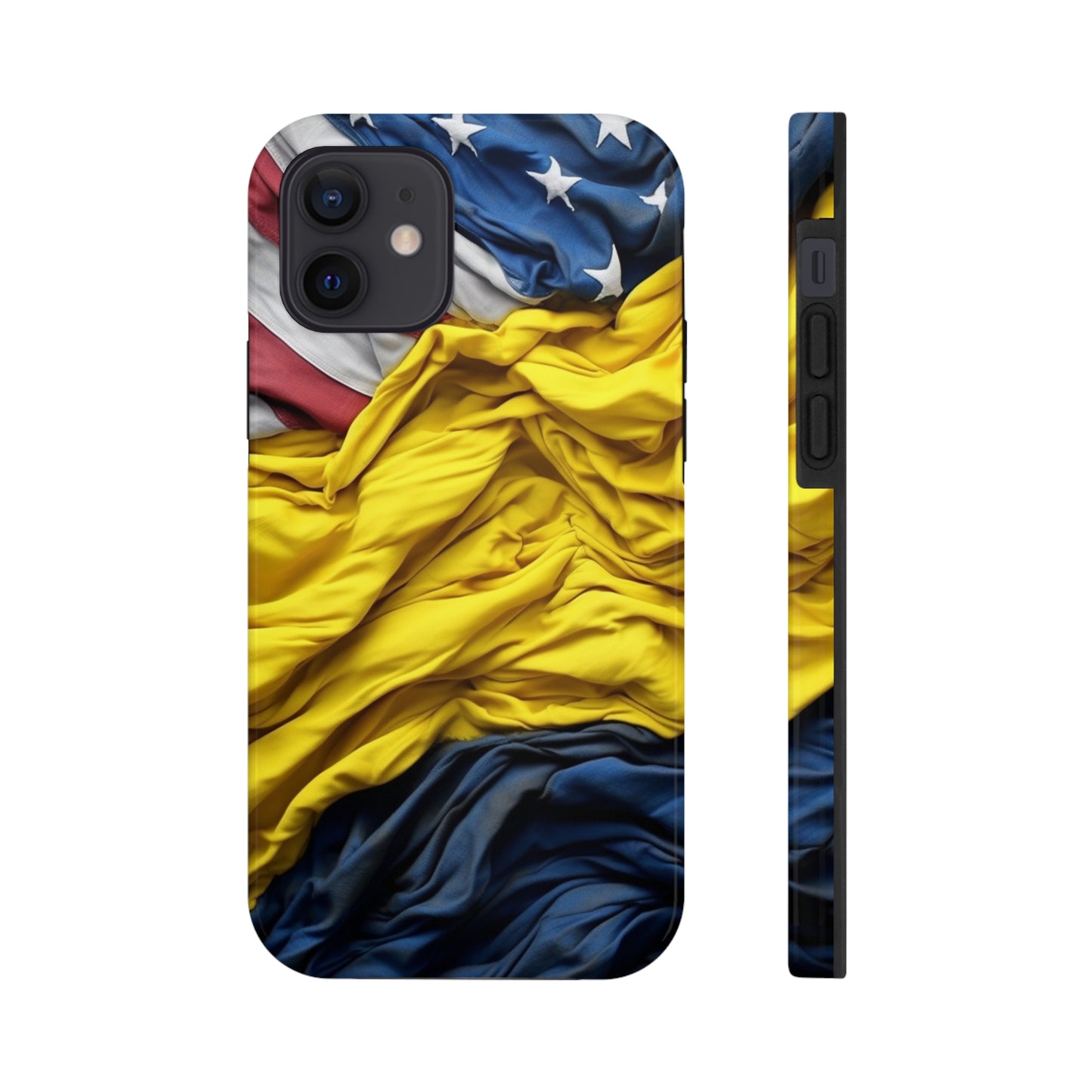 Support Ukraine Flag Phone Case | Show Your Ukrainian USA Patriotic Spirit with a Tough iPhone Case