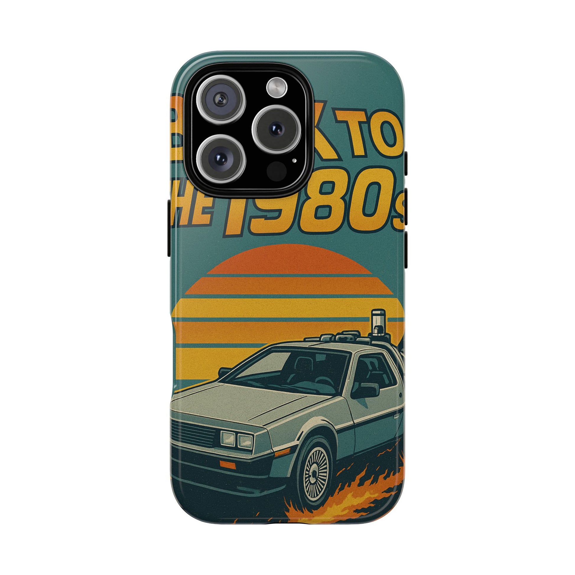 Back to the Future inspired phone cover for Pixel and Galaxy