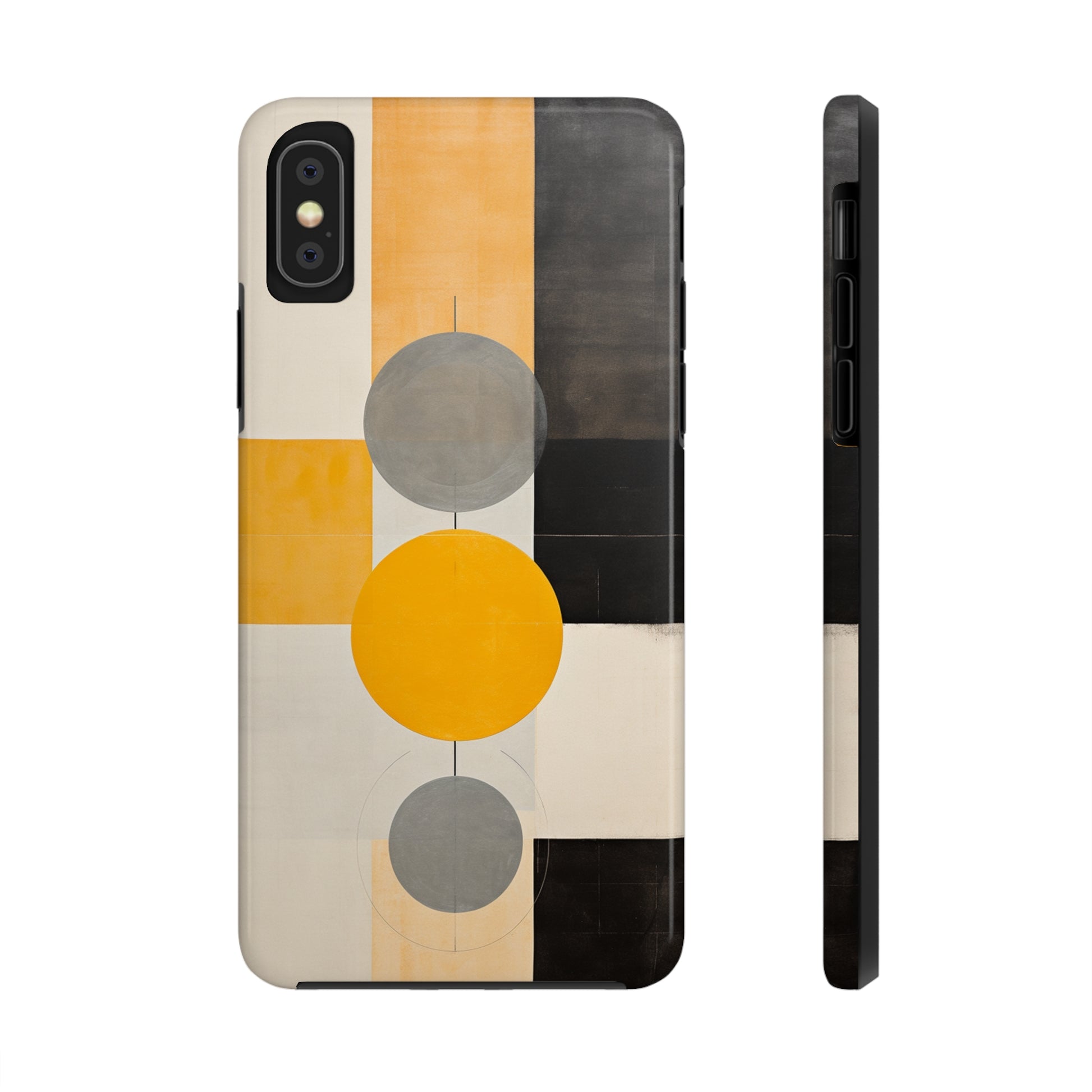 iPhone Tough Case with mid-century atomic design