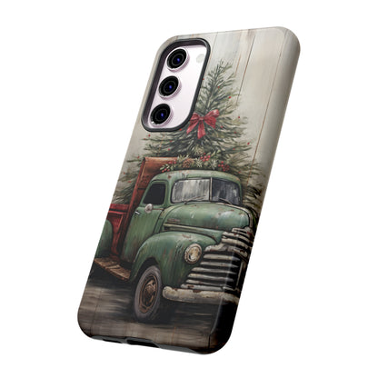 Christmas Pickup Truck Phone Case for iPhone