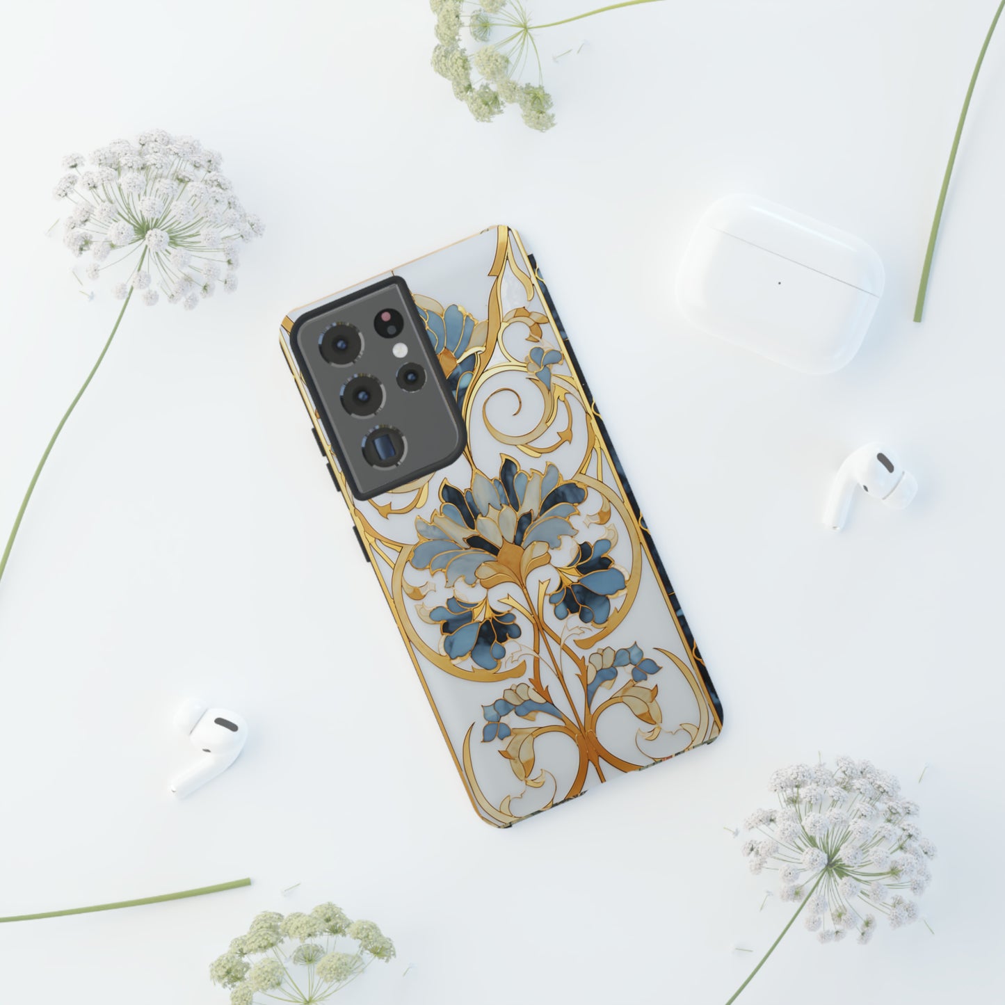 Art Deco Floral Gold