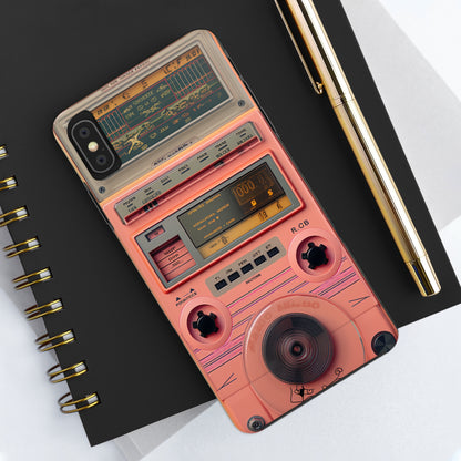 Cyberpunk Retro Walkman Nostalgia | Vintage Beats Revival iPhone Case