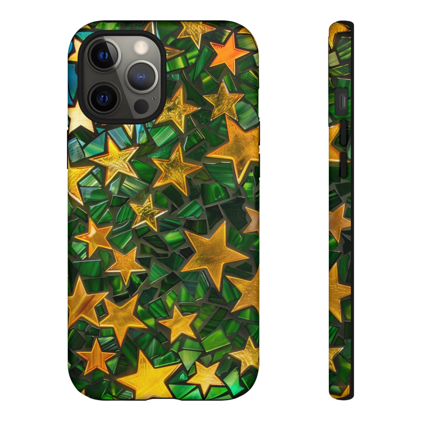 Green Celestial Stained Glass Mosaic Phone Case