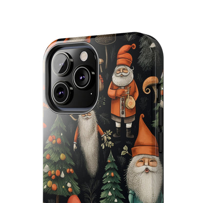 Vintage Santa Magic Mushroom Christmas Phone Case