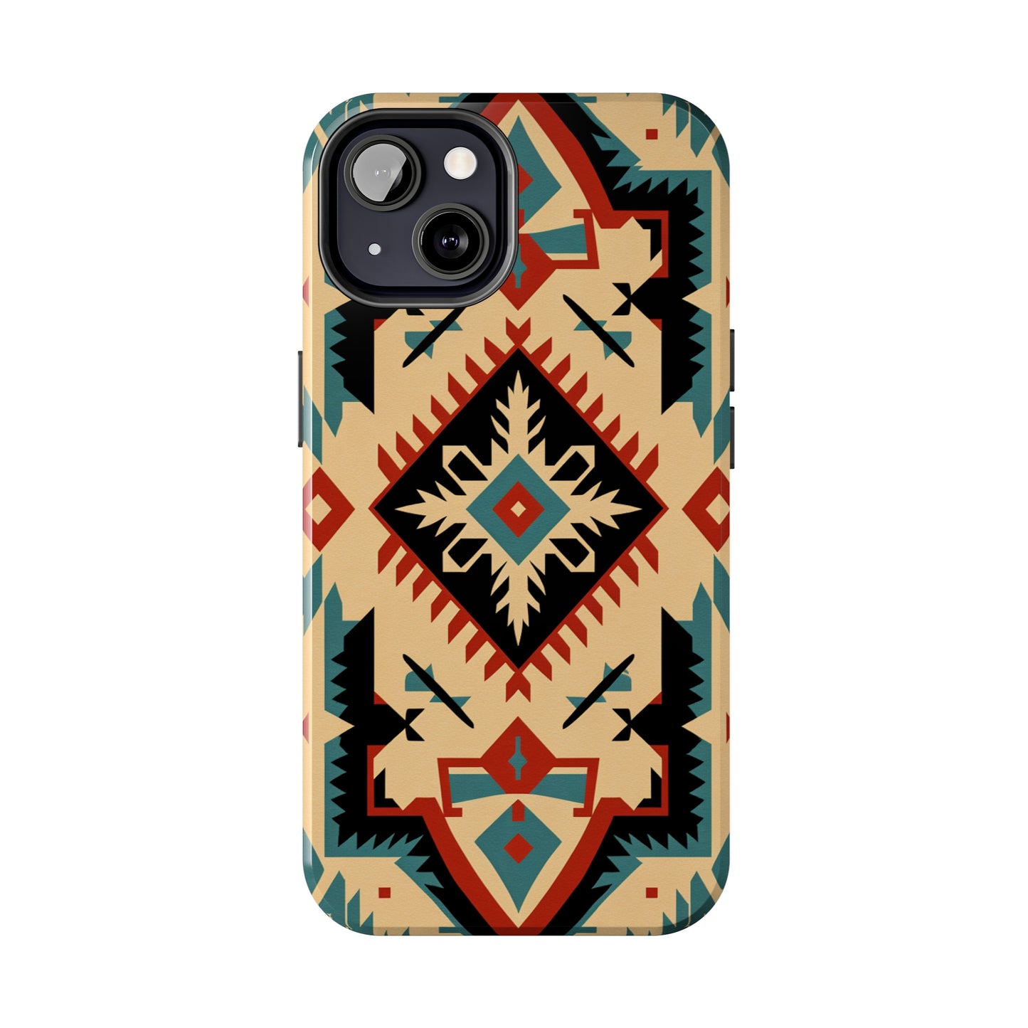 Native American Santa Fe Style Abstract iPhone Case