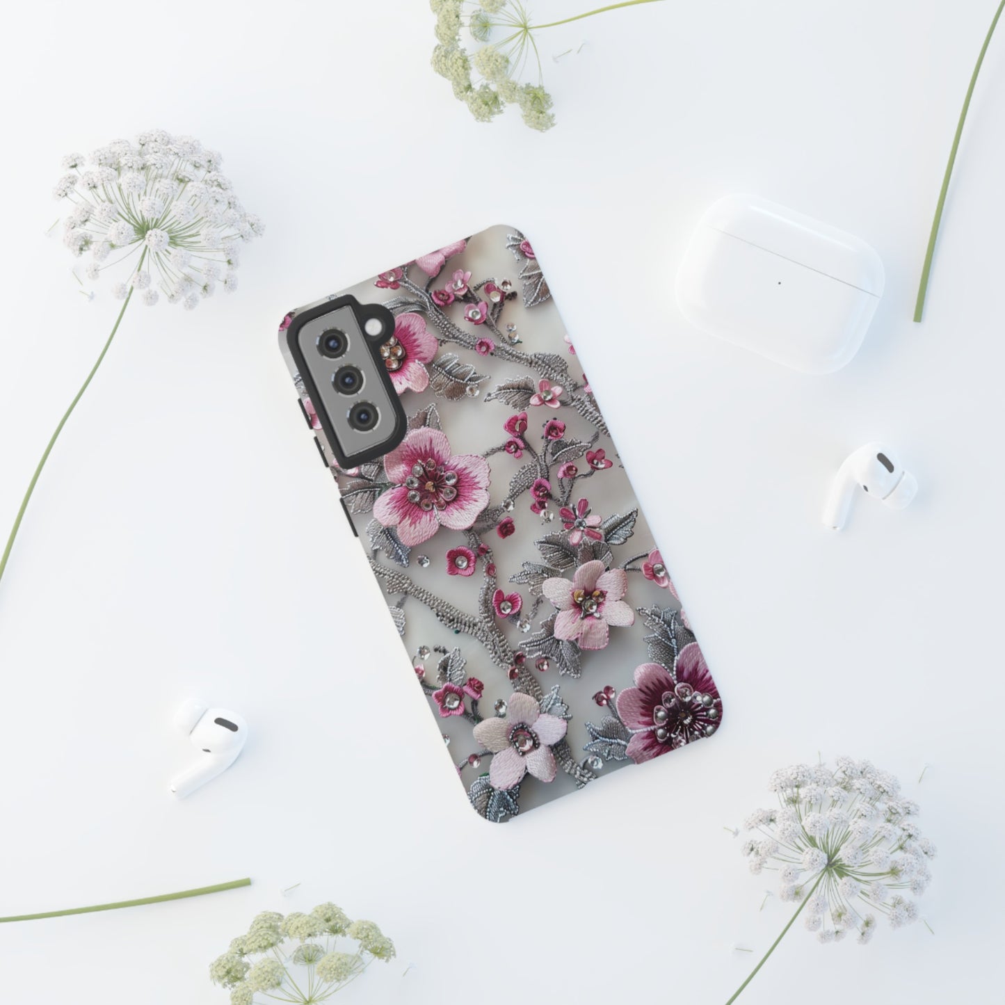 Coquette Aesthetic Floral Art iPhone 12 Case