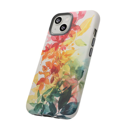 Floral Watercolor Painting iPhone 15 Case