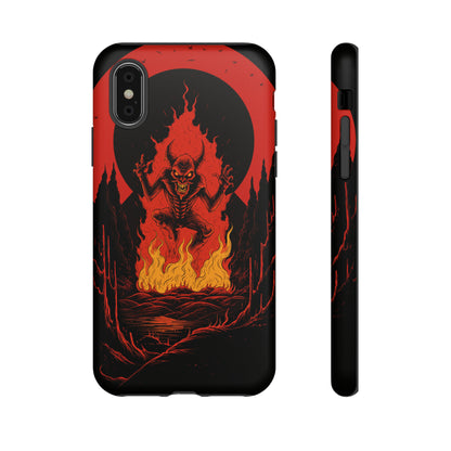 Whimsical devil design on durable iPhone 7 Plus case