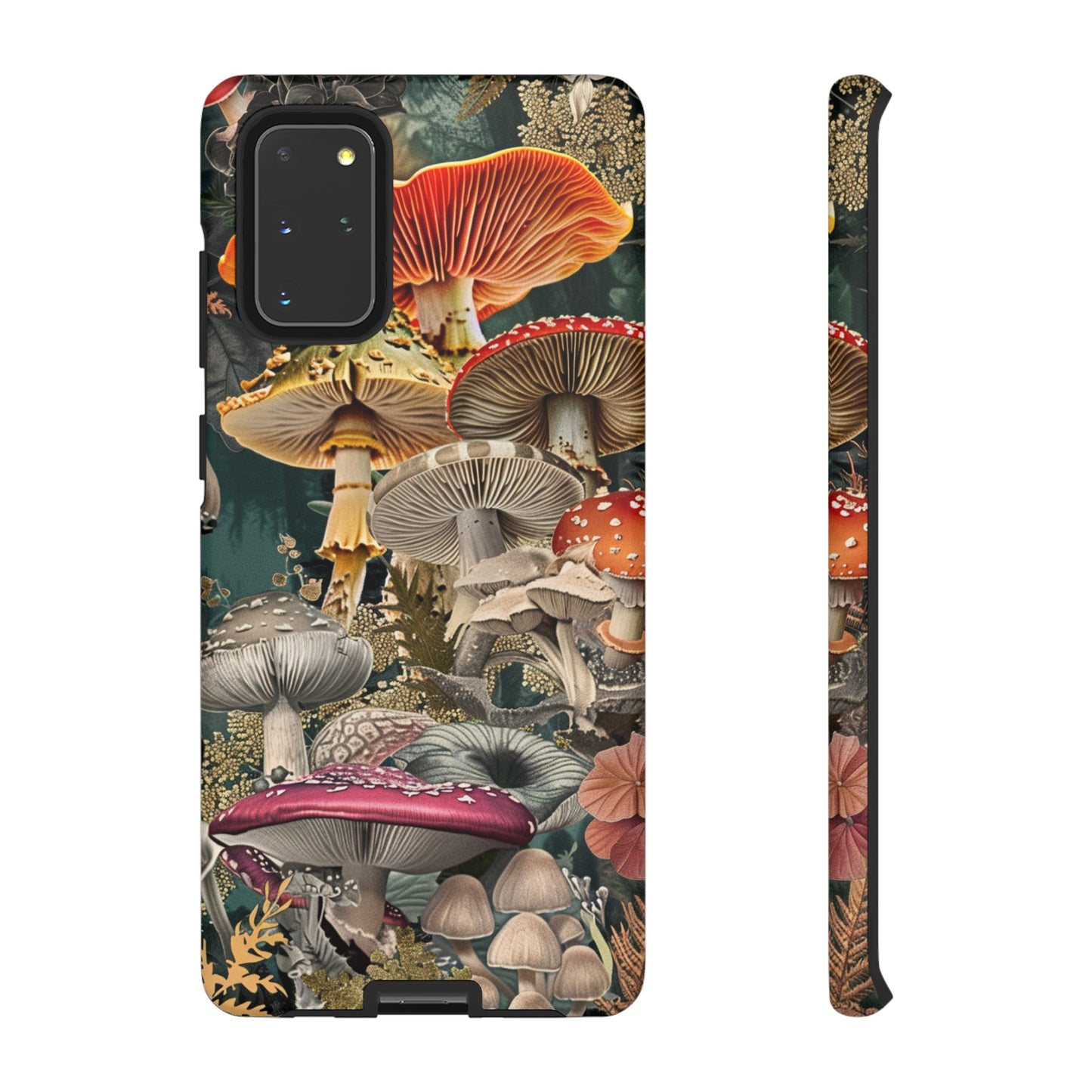 Vintage Illustration Mushroom Collage Phone Case