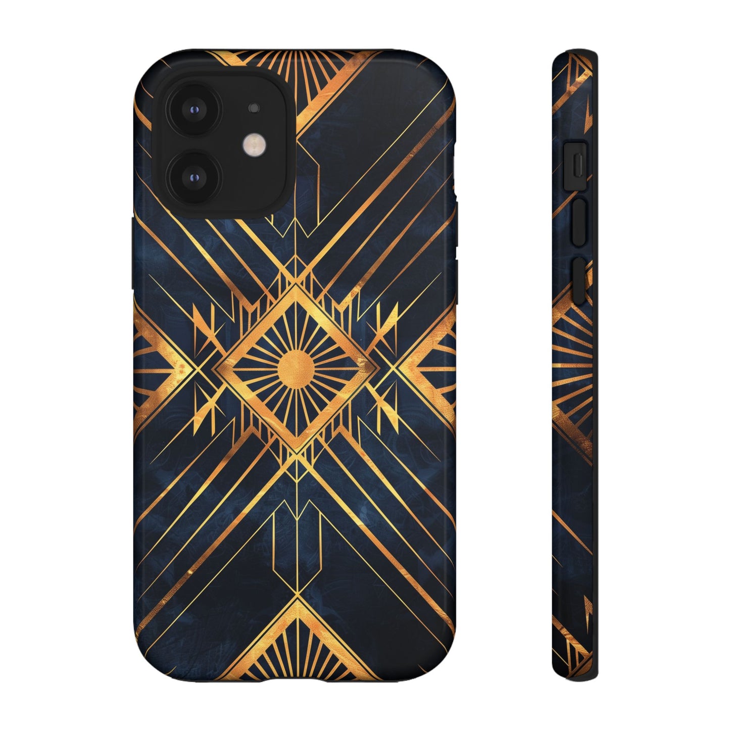 Vintage Art Deco phone case geometric pattern
