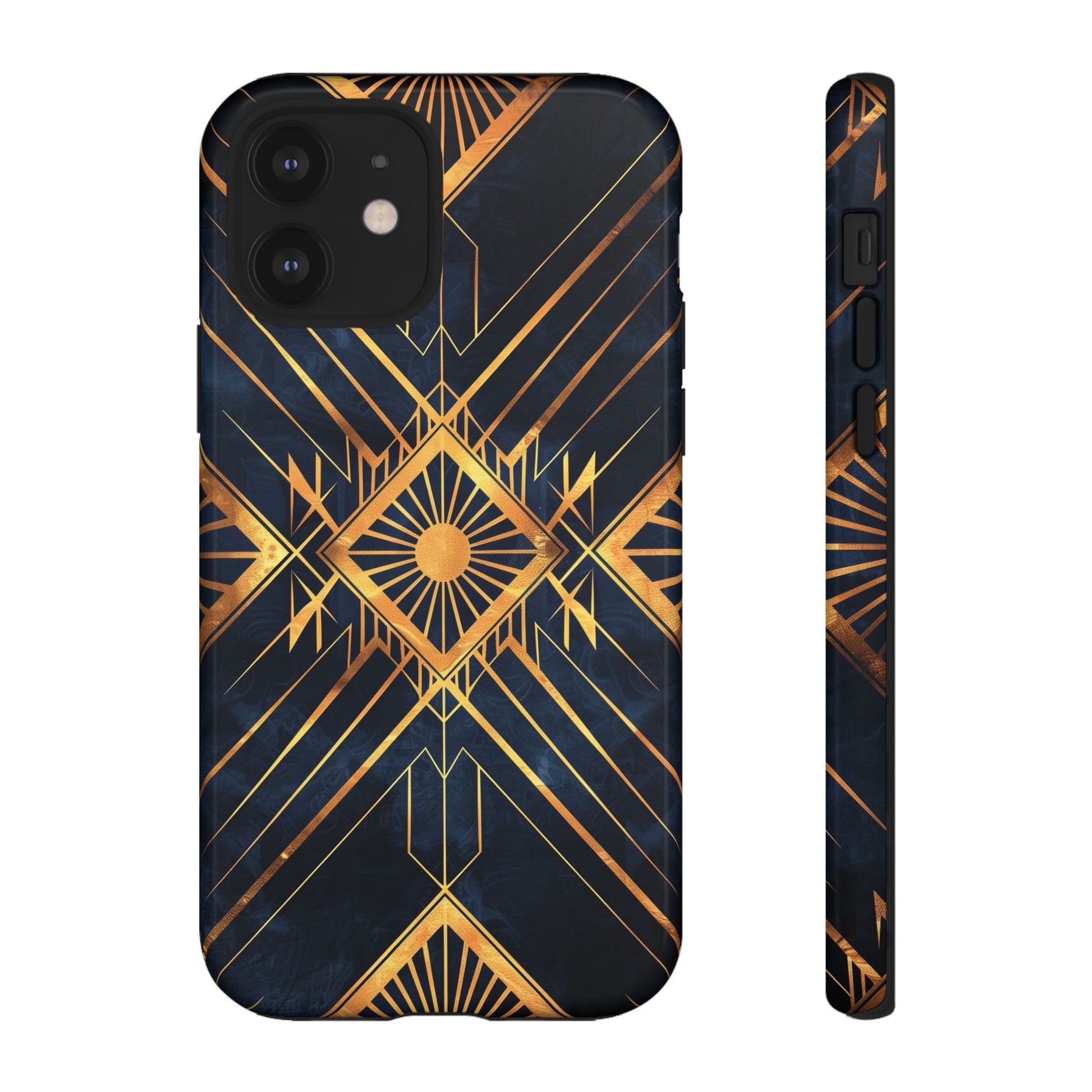 Vintage Art Deco phone case geometric pattern