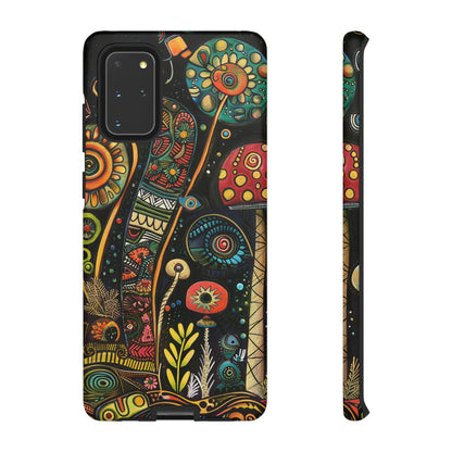 Retro 1960s Psychedelic Flowers Phone Case