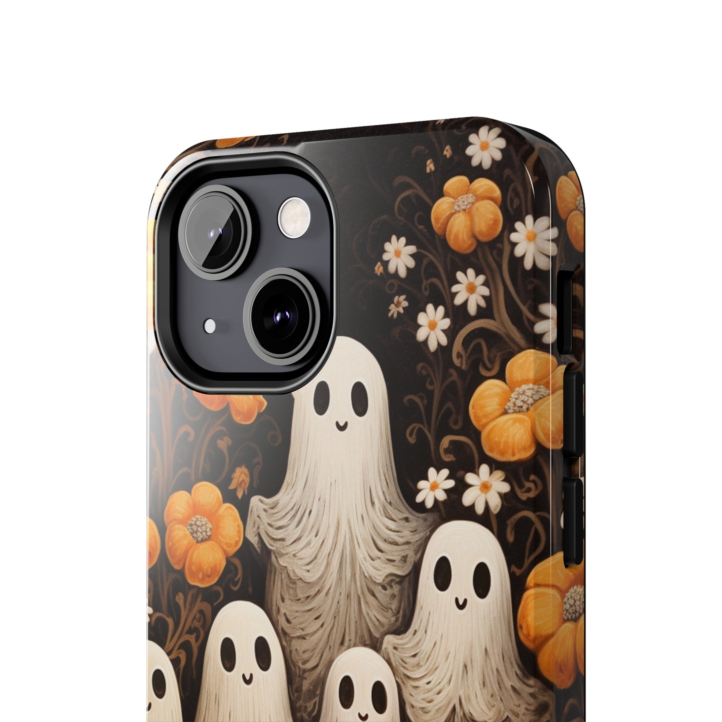 Ghostly Greetings: "Boo Trick or Treat" | Spooky Halloween Spirits iPhone Case