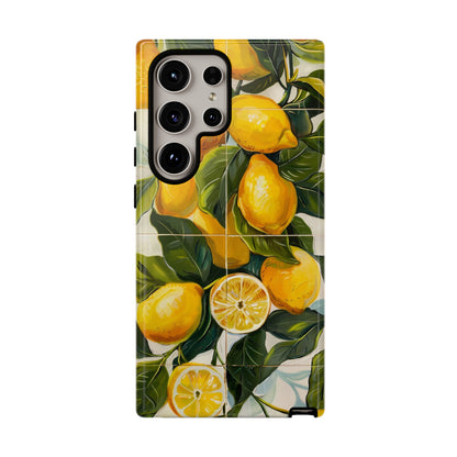 Mediterranean Lemon Italian Tile iPhone 14 Case