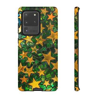 Green Celestial Stained Glass Mosaic Phone Case