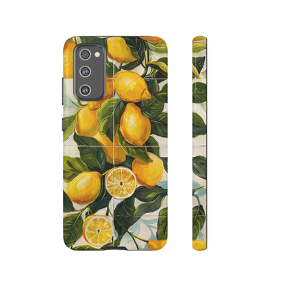 Mediterranean Lemon Italian Tile iPhone 14 Case